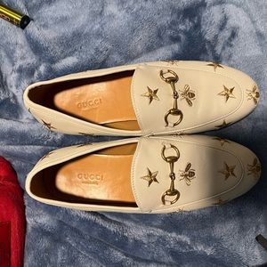 Gucci bee loafers